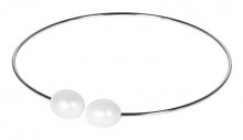 JwL Luxury Pearls Jemný náramek s pravými bílými perlami JL0523
