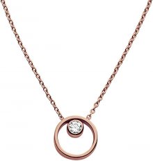 Skagen Romantický bronzový náhrdelník SKJ0850791