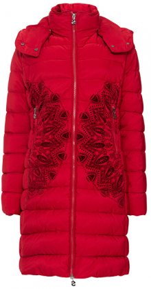 Desigual Dámská bunda Padded Mandala Borgoňa 19WWEW86 3007 40