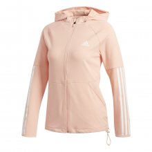 adidas 3S Full Zip Knit Hoodie růžová M