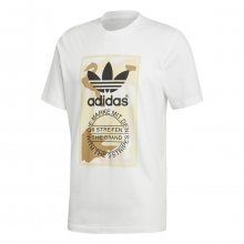 adidas Camo Tee bílá S