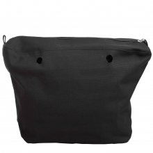 O bag vnitřní plátěná taška černá