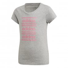 adidas Y Girls Favorites T-Shirt šedá 116