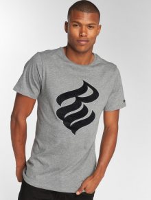 Rocawear / T-Shirt Velvet Logo in grey - S