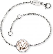 Engelsrufer Stříbrný náramek s lotosovým květem ERB-LILLOTUS-BI