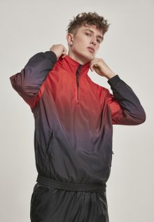 Urban Classics Gradient Pull Over Jacket blk/red - M