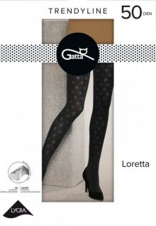 Gatta Loretta vz.123 50 den punčochové kalhoty 2-S Nero