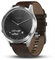 Garmin Vivomove Optic Premium chytré hodinky (vel. L) stříbrné - SLEVA
