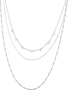 Liu.Jo Trojitý náhrdelník z oceli LJ1422