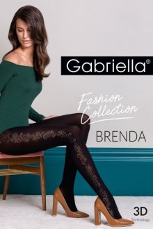 Gabriella Brenda code 439 Punčochové kalhoty 2-S Nero