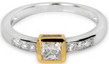 Silver Cat Stříbrný prsten s krystaly SC166 52 mm