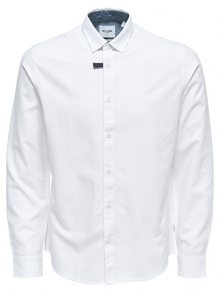 ONLY&SONS Pánská košile Travis Ls Thin Oxford Shirt Re White L