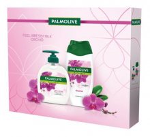 Palmolive Natur Orchid sprchový gel pro ženy 250 ml + tekuté mýdlo 300 ml dárková sada
