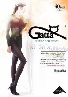 Gatta Rosalia 40 den 5-XL punčochové kalhoty 5-XL bianco/bílá