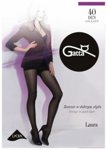 Gatta Laura 40 den 5-XL punčochové kalhoty 5-XL beige/odstín béžové
