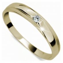 Danfil Jemný diamantový prsten DF1617z 52 mm