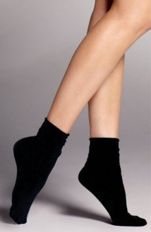 Veneziana Micro 3D ponožky Univerzální Nero