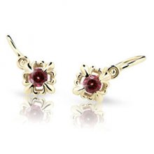 Cutie Jewellery dětské náušnice se zirkony C2212Z světle zelená