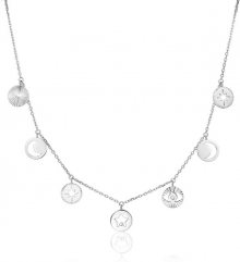 Brosway Ocelový náhrdelník s krystaly Chant BAH01