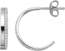 Esprit Stříbrné náušnice kroužky s krystaly ESER00941100