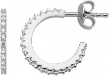 Esprit Stříbrné náušnice kroužky s krystaly ESER00921100