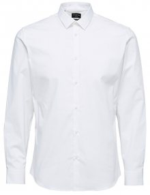SELECTED HOMME Pánská košile Slimpreston-Clean Shirt Ls B Noos Bright White M