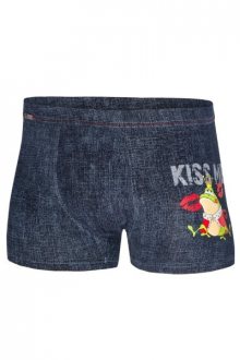 Cornette Valentýnské Kiss Me 2 Pánské boxerky L jeans