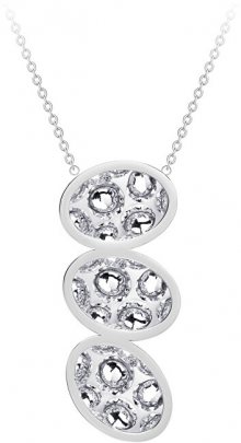 Preciosa Dlouhý ocelový náhrdelník s třpytivým přívěskem Idared 7365 00