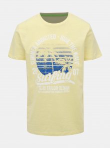 Žluté pánské tričko Tom Tailor Denim
