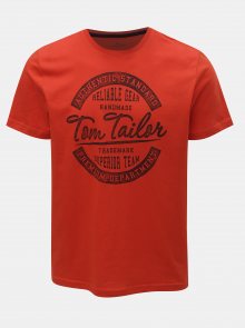 Červené pánské tričko Tom Tailor