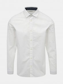 Bílá slim fit košile Selected Homme Mark
