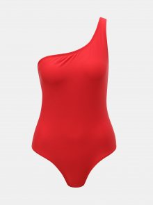 Červené jednodílné plavky VERO MODA Tricy