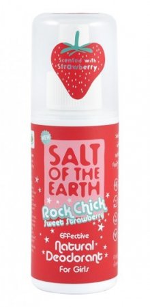 Salt Of The Earth Přírodní deodorant ve spreji Jahoda Rock Chick Sweet Strawberry (Natural Deodorant) 100 ml