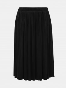 Černá plisovaná sukně v semišové úpravě Noisy May Tina