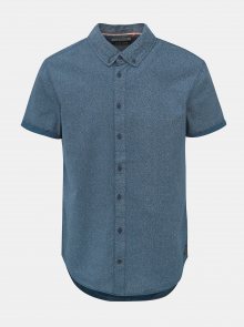 Modrá vzorovaná slim fit košile Blend