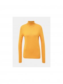Žlutý basic svetr s rolákem VILA Bolonia