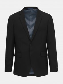 Černé tailored fit sako Burton Menswear London