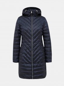 Tmavě modrý zimní kabát M&Co