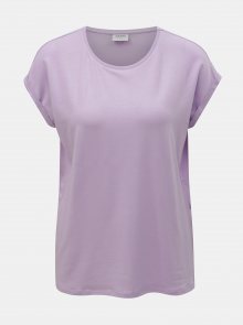 Světle fialové volné basic tričko VERO MODA Mava