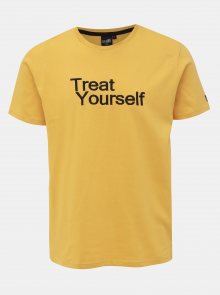 Žluté pánské tričko s výšivkou Haily´s You