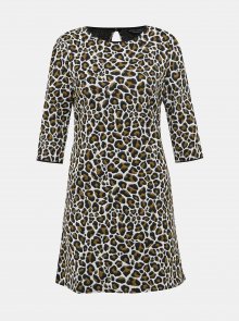 Černo-bílé šaty s leopardím vzorem Dorothy Perkins