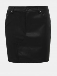 Černá koženková sukně Noisy May