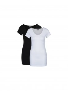 Sada dvou basic triček v černé a bílé barvě VERO MODA Maxi 