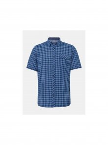 Modrá pánská kostkovaná regular fit košile Tom Tailor