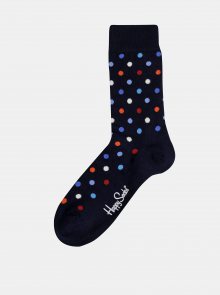 Modré vzorované pánské ponožky Happy Socks Dot