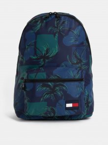 Zeleno-modrý vzorovaný batoh Tommy Hilfiger