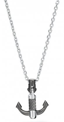 Brosway Pánský ocelový náhrdelník s kotvou Bounty BOU03