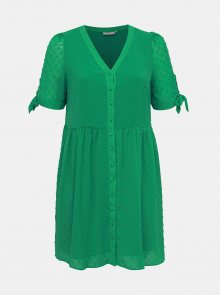 Zelené šaty ONLY CARMAKOMA Sofia