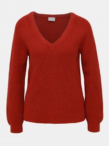 Cihlový svetr VILA Myntani