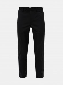 Černé slim fit kalhoty s lampasy Burton Menswear London